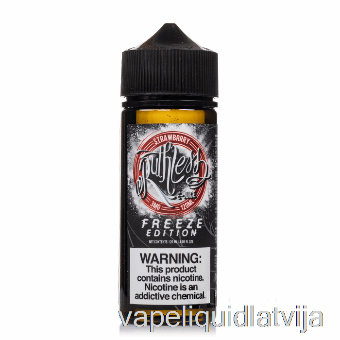 Strawberry - Freeze Edition - Nežēlīgs Tvaiks - 120ml 3mg Vape šķidrums